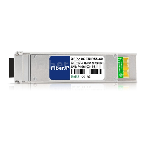 Cisco XFP10GER-192IR-L対応互換 10GBASE-ER/EW & OC-192/STM-64 IR-2 XFPモジュール（1550nm 40km DOM）の画像