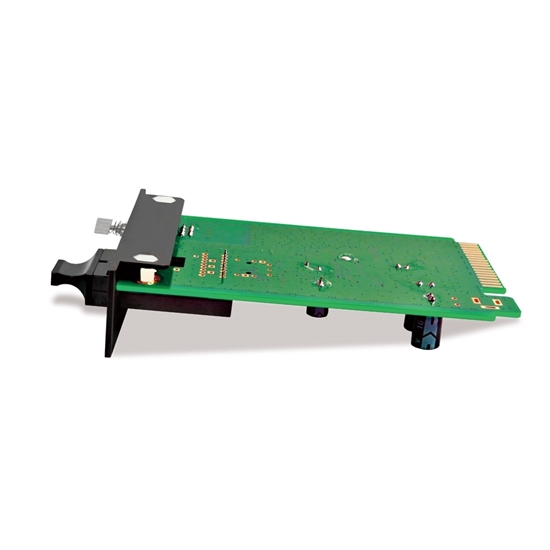 一元管理型カードタイプ ギガビットイーサネットメディアコンバーター（1x 10/100/1000Base-T RJ45～1x 1000Base-X SC/LC/FC/ST、デュアルファイバ、850nm 550m）の画像
