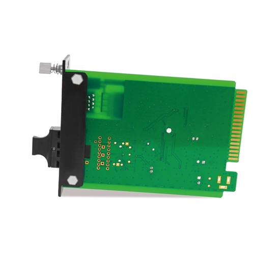一元管理型カードタイプ ギガビットイーサネットメディアコンバーター（1x 10/100/1000Base-T RJ45～1x 1000Base-X SC/LC/FC/ST、デュアルファイバ、850nm 550m）の画像