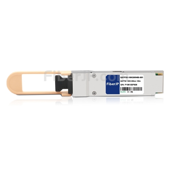 FiberJP: 100GBASE-SR4 QSFP28トランシーバモジュール（850nm、100m）