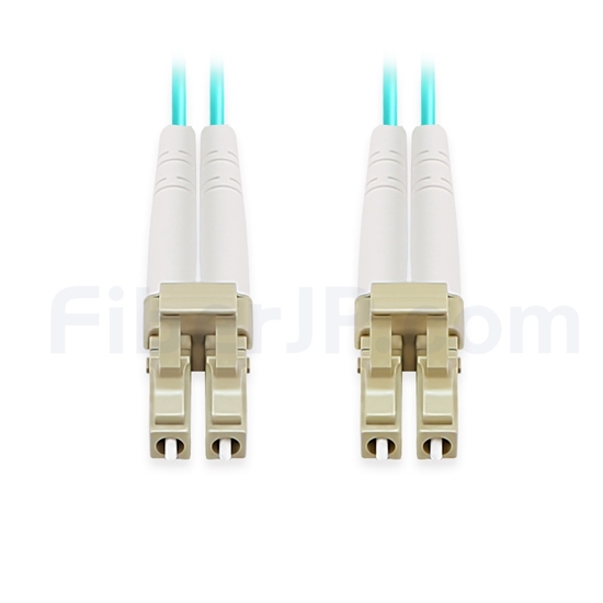 FiberJP: 10m OM4マルチモードLC光パッチケーブル｜LC/UPC-LC 