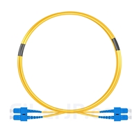 2m SC/UPC-SC/UPC デュプレックス シングルモード 光パッチケーブル（2.0mm LSZH OS2）