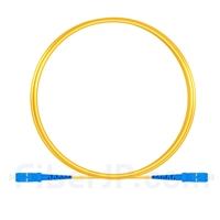 2m SC/UPC-SC/UPC シンプレックス シングルモード 光パッチケーブル（2.0mm PVC/OFNR OS2）