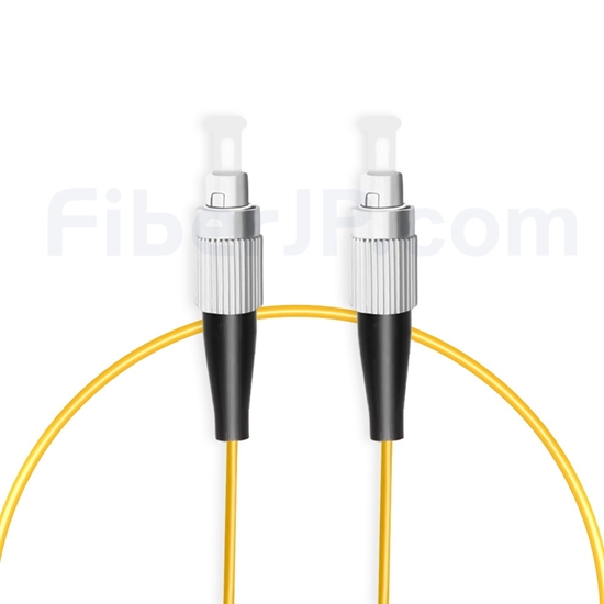1m FC/UPC-FC/UPC シンプレックス シングルモード 光パッチケーブル（2.0mm PVC/OFNR 9/125）の画像
