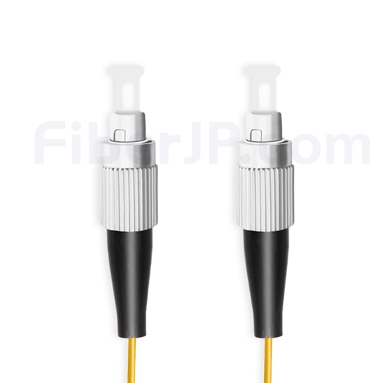 1m FC/UPC-FC/UPC シンプレックス シングルモード 光パッチケーブル（2.0mm PVC/OFNR 9/125）の画像