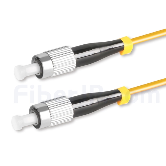 1m FC/UPC-FC/UPC シンプレックス シングルモード 光パッチケーブル（2.0mm PVC/OFNR 9/125）の画像