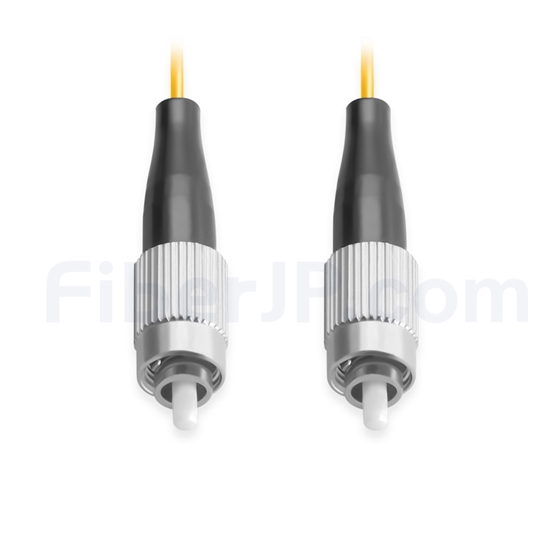 1m FC/UPC-FC/UPC シンプレックス シングルモード 光パッチケーブル（2.0mm PVC/OFNR 9/125）の画像