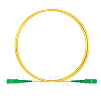 1m SC/APC-SC/APC シンプレックス シングルモード 光パッチケーブル（2.0mm PVC/OFNR OS2）