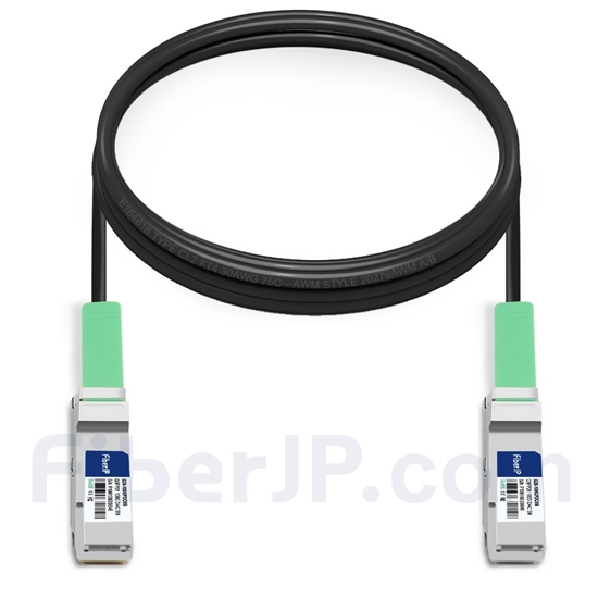 5m Juniper Networks QFX-QSFP28-DAC-5M対応互換 100G QSFP28パッシブダイレクトアタッチ銅製Twinaxケーブル（DAC）の画像