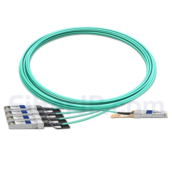 10m Juniper Networks JNP-100G-4X25G-10M対応互換 100G QSFP28/4x25G SFP28ブレイクアウトアクティブオプティカルケーブル（AOC）の画像