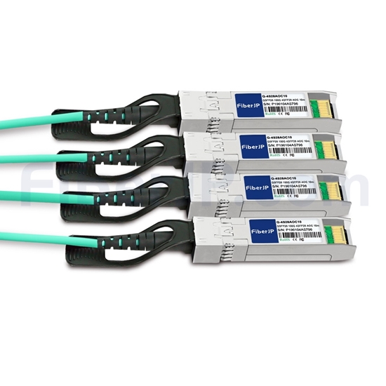10m Juniper Networks JNP-100G-4X25G-10M対応互換 100G QSFP28/4x25G SFP28ブレイクアウトアクティブオプティカルケーブル（AOC）の画像