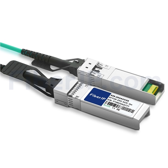 3m Arista Networks AOC-S-S-25G-3M対応互換 25G SFP28アクティブオプティカルケーブル（AOC）の画像