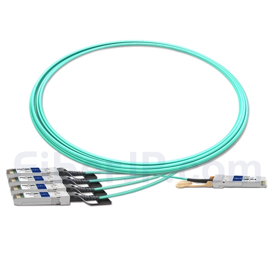 FiberJP: 3m 汎用 対応互換 40G QSFP+/4x10G SFP+ブレイクアウト