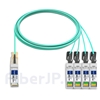 10m Juniper Networks JNP-QSFP-AOCBO-10M対応互換 40G QSFP+/4x10G SFP+ブレイクアウトアクティブオプティカルケーブル（AOC）の画像