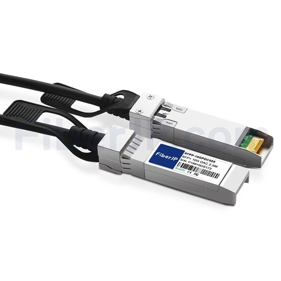 FiberJP: 2.5m 汎用 DACケーブル｜10G SFP+ダイレクトアタッチケーブル