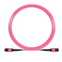 10m MTP-MTPパッチケーブル メス 12芯 プレナム(LSZH) OM4 (OM3) 50/125 マルチモード（タイプA、エリート、マゼンタ)