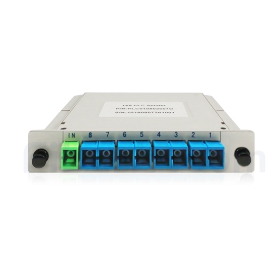 1x8ブレードモジュールファイバースプリッター、SC / UPC