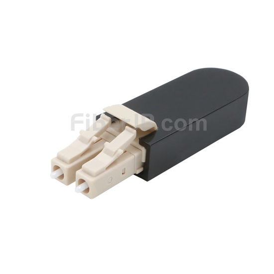LC/UPC デュプレックス マルチモード 光ファイバループバックモジュール(PVC、OM4、50/125)の画像