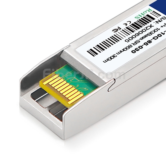 Fujitsu S26361-F3986-L3互換 10GBase-SR SFP+モジュール 850nm 300m MMF(LCデュプレックス) DOMの画像