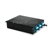 12芯 タイプA OS2 シングルモード FHD MPOカセット（12個MPO-6x LCデュプレックス）の画像