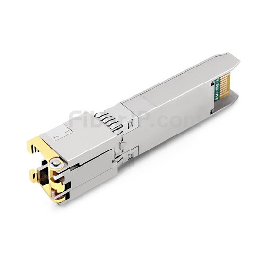 汎用互換 10GBASE-T SFP+モジュール（RJ-45銅製 80m）の画像