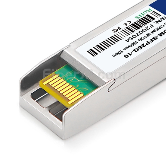 汎用互換 25G CWDM SFP28モジュール（1550nm 10km DOM）の画像