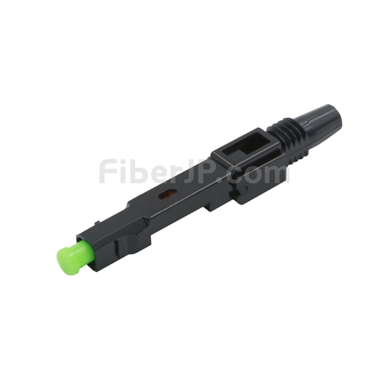 SC/APC タイプA シングルモード 0.9/2.0/3.0mm 研磨済みフェルール現地組立型コネクタ（高速コネクタ）の画像