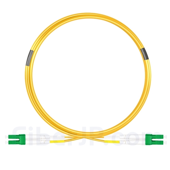 200m LC/APC-LC/APC デュプレックス シングルモード 光パッチケーブル（2.0mm PVC/OFNR OS2）の画像